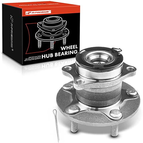 自動車パーツ 海外社外品 修理部品 A-Premium Rear Wheel Bearing and Hub Assembly with 5-Lug Compatible with Mitsubishi Outlander 2007-2013, Lancer 2012-2017, AWD Only, Replace # 512381自動車パーツ 海外社外品 修理部品