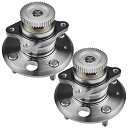 自動車パーツ 海外社外品 修理部品 A-Premium 2 x Rear Wheel Bearing and Hub Assembly with ABS Rin...