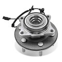 自動車パーツ 海外社外品 修理部品 A-Premium Rear Wheel Bearing and Hub Assembly with ABS & 6-Lug...