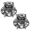 自動車パーツ 海外社外品 修理部品 A-Premium 2 x Rear Wheel Bearing and Hub Assembly with 5-Lug C...