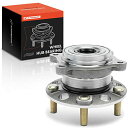 自動車パーツ 海外社外品 修理部品 A-Premium Rear Wheel Bearing and Hub Assembly with 5-Lug Compa...