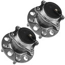 自動車パーツ 海外社外品 修理部品 A-Premium 2 x Rear Wheel Bearing and Hub Assembly with 5-Lug C...