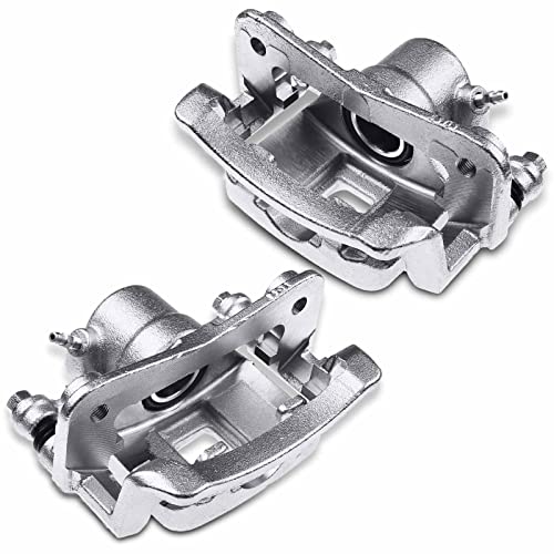 自動車パーツ 海外社外品 修理部品 A-Premium Disc Brake Caliper Assembly with Bracket Compatible with Select Acura, Honda and Isuzu Models - SLX, Passport, Amigo, Axiom, Rodeo, Rodeo Sport, Trooper - Rear Driver and Pas自動車パーツ 海外社外品 修理部品