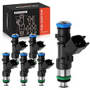 自動車パーツ 海外社外品 修理部品 A-Premium 6Pcs 0280158028 Fuel Injectors Compatible with Chrys...