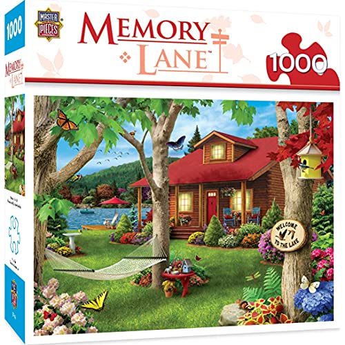 ジグソーパズル 海外製 アメリカ MasterPieces Memory Lane 1000 Puzzles Collection - Welcome to The Lake 1000 Piece Jigsaw Puzzleジグソーパズル 海外製 アメリカ