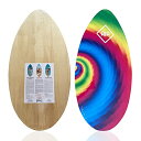 T[tB XL{[h }X|[c Rippa RIP 41'' Tie Dye Wooden SkimboardT[tB XL{[h }X|[c