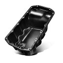 自動車パーツ 海外社外品 修理部品 A-Premium Engine Oil Pan Sump with Drain Plug Compatible with ...