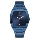 腕時計 ゲス GUESS メンズ GUESS Men's Trend Casual Tonneau Diamond 43mm Watch ? Blue Dial...