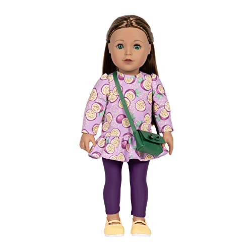 アドラ 赤ちゃん人形 ベビー人形 リアル ADORA 18” Amazon Exclusive Sweet Doll Collection Amazing Girls - Cassidy in Purple Fruit Outfit, Perfect for Imaginative and Creative Pretend Play - Best for Ages 6 and Upアドラ 赤ちゃん人形 ベビー人形 リアル