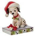 エネスコ Enesco 置物 インテリア 海外モデル アメリカ Enesco Jim Shore Disney Traditions 101 Dalmatians Lucky Christmas Santa Hat Figurine, 4 Inch, Multicolorエネスコ Enesco 置物 インテリア 海外モデル アメリカ