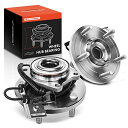 自動車パーツ 海外社外品 修理部品 A-Premium 2 x Front Wheel Bearing and Hub Assembly with ABS & ...