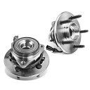 自動車パーツ 海外社外品 修理部品 A-Premium 2 x Front Wheel Bearing and Hub Assembly with ABS & ...