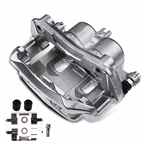 自動車パーツ 海外社外品 修理部品 A-Premium Disc Brake Caliper Assembly with Bracket Compatible with Select Nissan and Suzuki Models - Frontier 2005-2019, Pathfinder 2005-2012, Xterra 2005-2015, Equator - Front Right P自動車パーツ 海外社外品 修理部品