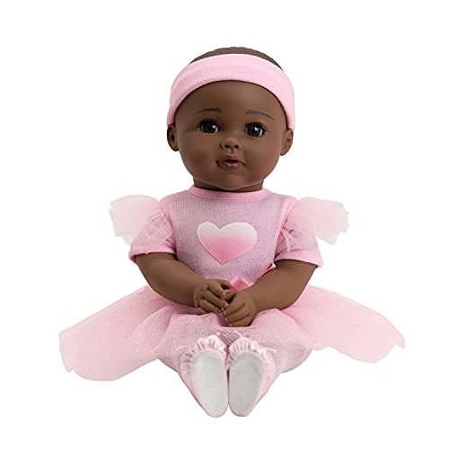 アドラ 赤ちゃん人形 ベビー人形 リアル ADORA Enchanting Baby Ballerina Collection, 13-inch African-American Baby Doll Set with Pink Dress, Headband and Ballerina Shoes for Nurturing Pretend Play - Julietアドラ 赤ちゃん人形 ベビー人形 リアル