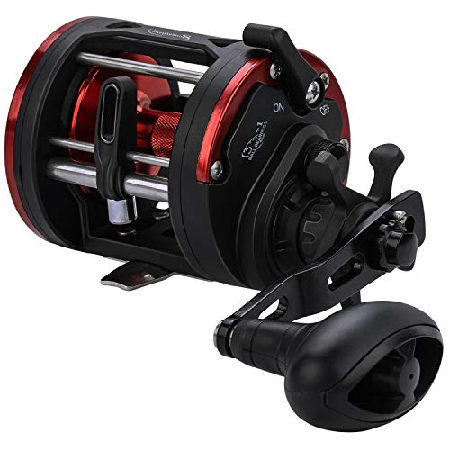 リール 釣り道具 フィッシング 海外直輸入 Sougayilang Trolling Reel Level Wind Conventional Reel Graphite Body Fishing Reel, Durable Stainless-Steel, Large Line Capacity-DTR40 Right Handleリール 釣り道具 フィッシング 海外直輸入