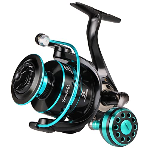 ꡼ ƻ եå ľ͢ Sougayilang Spinning Reels Light Weight Ultra Smooth Powerful Fishing Reels Blue 6000꡼ ƻ եå ľ͢