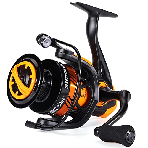 リール 釣り道具 フィッシング 海外直輸入 Sougayilang Fishing Reel, Ultralight Spinning Reel with Aluminum Spool, 5.2:1 High Speed Spinning Fishing Reel, 1000-6000 Series for Freshwater-Orange 6000リール 釣り道具 フィッシング 海外直輸入