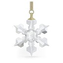 スワロフスキー クリスタル 置物 オーナメント SWAROVSKI Swarovski's Little Snowflake Hanging Ornament, Clear White Crystals and Gold-Tone Ribbon, Part of the Little Snowflake Collectionスワロフスキー クリスタル 置物 オーナメント SWAROVSKI
