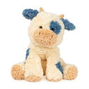 ガンド GUND ぬいぐるみ リアル お世話 GUND Cozys Collection Cow, Stuffed Animal for Ages 1 and Up, Spring Decor Plush Toy, Cream/Blue, 10”ガンド GUND ぬいぐるみ リアル お世話