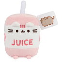 ガンド GUND ぬいぐるみ リアル お世話 GUND Pusheen Juice Box Plush Cat Stuffed Animal for Ages 8 and Up, Pink/White, 6”ガンド GUND ぬいぐるみ リアル お世話