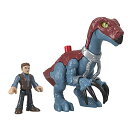 ジュラシックワールド JURASSIC WORLD おもちゃ フィギュア 恐竜映画 Fisher-Price Imaginext Jurassic World Dinosaur Toy Therizinosaurus & Owen Grady Figure Set for Pretend Play Preschool Kiジュラシックワールド JURASSIC WORLD おもちゃ フィギュア 恐竜映画