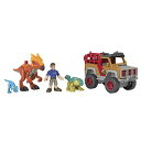 ジュラシックワールド JURASSIC WORLD おもちゃ フィギュア 恐竜映画 Fisher-Price Jurassic World Toys Imaginext Jurassic World Camp Cretaceous Runaway Dinos 5-Piece Dinosaur Toy Set with Beジュラシックワールド JURASSIC WORLD おもちゃ フィギュア 恐竜映画