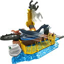 ジュラシックワールド JURASSIC WORLD おもちゃ フィギュア 恐竜映画 Mattel Jurassic World Dominion Minis Mosasaurus Mayhem Playset with 2 Mini Dinosaur Figures, Launchers and Break Apart Fジュラシックワールド JURASSIC WORLD おもちゃ フィギュア 恐竜映画