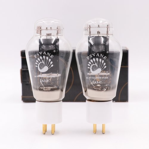  ١   ͢ PSVANE New Matched Pair Hifi 2A3C Vacuum Tube Replace 2A3 2A3B Tubes Carbon Plate Gold Plated Pins ١   ͢