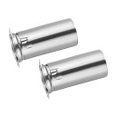 真空管 ギター ベース アンプ 海外 輸入 MECCANIXITY 9pin Ceramic Vacuum Tube Socket Valve 53mm Aluminum Shield for 12AX7 12AU7 ECC83 ECC82 Tube, Silver Tone Pack of 2真空管 ギター ベース アンプ 海外 輸入