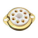 真空管 ギター ベース アンプ 海外 輸入 Cayyi 1pc 8pin Gold Ceramic vacuum tube sockets octal valve For KT88 EL34B 6550 radio真空管 ギター ベース アンプ 海外 輸入