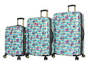 スーツケース キャリーバッグ ビジネスバッグ ビジネスリュック バッグ Betsey Johnson Luggage Hardside 3 Piece Set Suitcase With Spinner Wheels (20