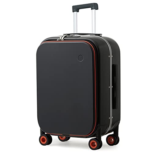 スーツケース キャリーバッグ ビジネスバッグ ビジネスリュック バッグ Mixi Luggage Suitcase with Spinner Wheels, 24'' Checked Travel Luggage Aluminum Frame PC Hardside with TSA Lock & Coスーツケース キャリーバッグ ビジネスバッグ ビジネスリュック バッグ