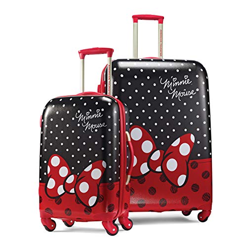 スーツケース キャリーバッグ ビジネスバッグ ビジネスリュック バッグ AMERICAN TOURISTER Kids 039 Disney Hardside Luggage with Spinner Wheels, Minnie Mouse Red Bow, 2-Piece Set (21/28)スーツケース キャリーバッグ ビジネスバッグ ビジネスリュック バッグ