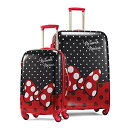 スーツケース キャリーバッグ ビジネスバッグ ビジネスリュック バッグ AMERICAN TOURISTER Kids' Disney Hardside Luggage with Spinner Wheels, Minnie Mouse Red Bow, 2-Piece Set (21/28)スーツケース キャリーバッグ ビジネスバッグ ビジネスリュック バッグ