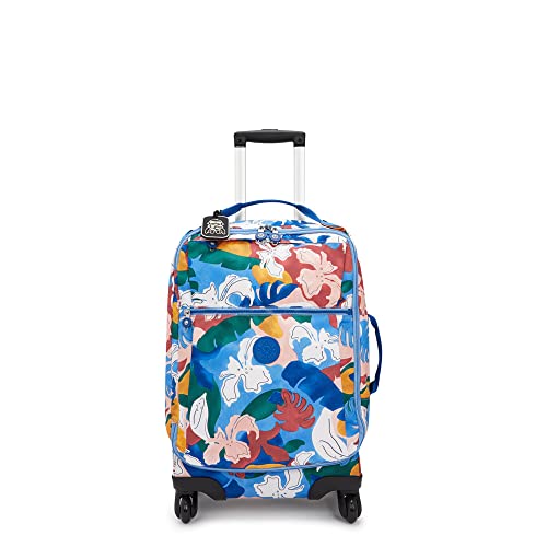 スーツケース キャリーバッグ ビジネスバッグ ビジネスリュック バッグ Kipling Women’s Darcey Small Softside Rolling Luggage, Nylon, 360 Degree Spinning Wheels, Botanical PRT, Carry-On スーツケース キャリーバッグ ビジネスバッグ ビジネスリュック バッグ