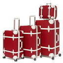 スーツケース キャリーバッグ ビジネスバッグ ビジネスリュック バッグ NZBZ Vintage Luggage Sets for Women, PU Leat...