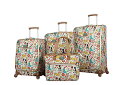 X[cP[X L[obO rWlXobO rWlXbN obO Lily Bloom Luggage Set 4 Piece Suitcase Collection With Spinner Wheels For Woman (Furry Friends)X[cP[X L[obO rWlXobO rWlXbN obO