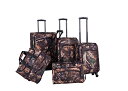 スーツケース キャリーバッグ ビジネスバッグ ビジネスリュック バッグ American Flyer Camo 5-Piece Spinner Luggage ...