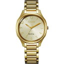 rv V`Y tA COf CO Citizen Women's Eco-Drive Dress Classic Watch in Gold Tone Stainless Steel, Champagne Dial (Model: EM0752-54P)rv V`Y tA COf CO