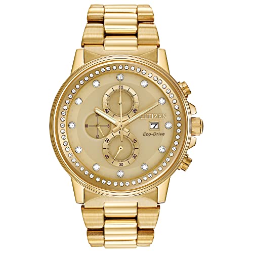 腕時計 シチズン 逆輸入 海外モデル 海外限定 Citizen Men 039 s Eco-Drive Classic Crystal Watch in Gold-tone Stainless Steel, Champagne Dial (Model: FB3002-53P)腕時計 シチズン 逆輸入 海外モデル 海外限定