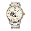 腕時計 オリエント メンズ Orient Sun & Moon Automatic Silver Dial Men's Watch RA-AS0007S10B腕時計 オリエント メンズ