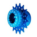 スプロケット フリーホイール ギア パーツ 自転車 Bike Single Speed Fixie Cassette Conversion Kit Compat...