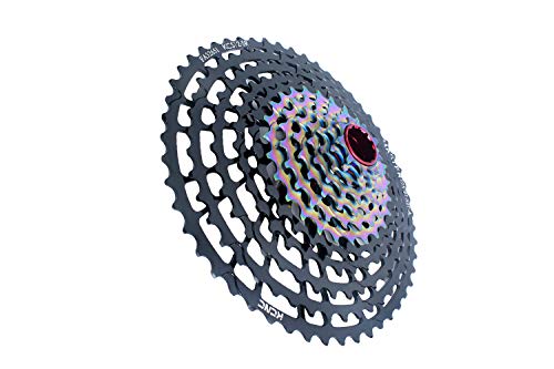 ץå ե꡼ۥ  ѡ ž KCNC Mountain Bicycle Cycling Cassette 12 Speed Bike 9-52T Wide Teeth for Sram Eagle XX1/X01/GX Rear Derailleur use-Ultra Light ONLY 327g Blackץå ե꡼ۥ  ѡ ž