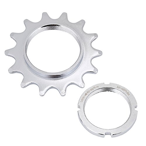 スプロケット フリーホイール ギア パーツ 自転車 VGEBY Single Speed Freewheel, High Strength Steel Bicycle Flywheel Sprockets Parts for Fixed Gear Bike 13/14/15/16T(16T) Fixed Gear Cog Fixed Gear Cogスプロケット フリーホイール ギア パーツ 自転車