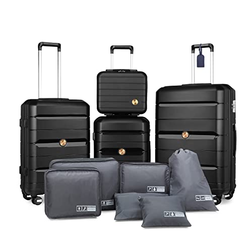 楽天angelicaスーツケース キャリーバッグ ビジネスバッグ ビジネスリュック バッグ Somago Luggage Sets 3 Piece Hard Shell Polypropylene Suitcase with TSA Lock Spinner Carry On Luggage with Beauty Casスーツケース キャリーバッグ ビジネスバッグ ビジネスリュック バッグ