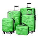 スーツケース キャリーバッグ ビジネスバッグ ビジネスリュック バッグ LEAVES KING Luggage 5 Piece Sets, Hard Shell Luggage Set Expandable Carry on Luggage Suitcase with Spinner Wheels Duスーツケース キャリーバッグ ビジネスバッグ ビジネスリュック バッグ