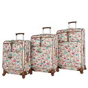 スーツケース キャリーバッグ ビジネスバッグ ビジネスリュック バッグ Lily Bloom Luggage Sets 3 Piece with Spinner...