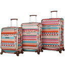 スーツケース キャリーバッグ ビジネスバッグ ビジネスリュック バッグ Lily Bloom Luggage Sets 3 Piece with Spinner...