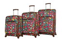 X[cP[X L[obO rWlXobO rWlXbN obO Lily Bloom Luggage Sets 3 Piece with Spinner Wheels, Expandable Suitcase for WomenX[cP[X L[obO rWlXobO rWlXbN obO
