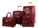 スーツケース キャリーバッグ ビジネスバッグ ビジネスリュック バッグ Kathy Van Zeeland Croco PVC Designer Luggage...